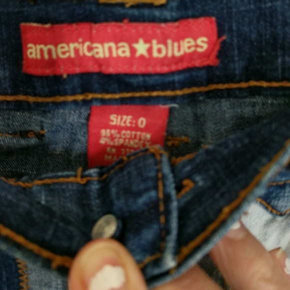 Americana Blues denim skirt - Picture 2 of 6